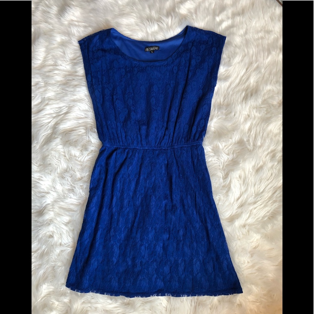 UK Kentucky Blue Lace Dress